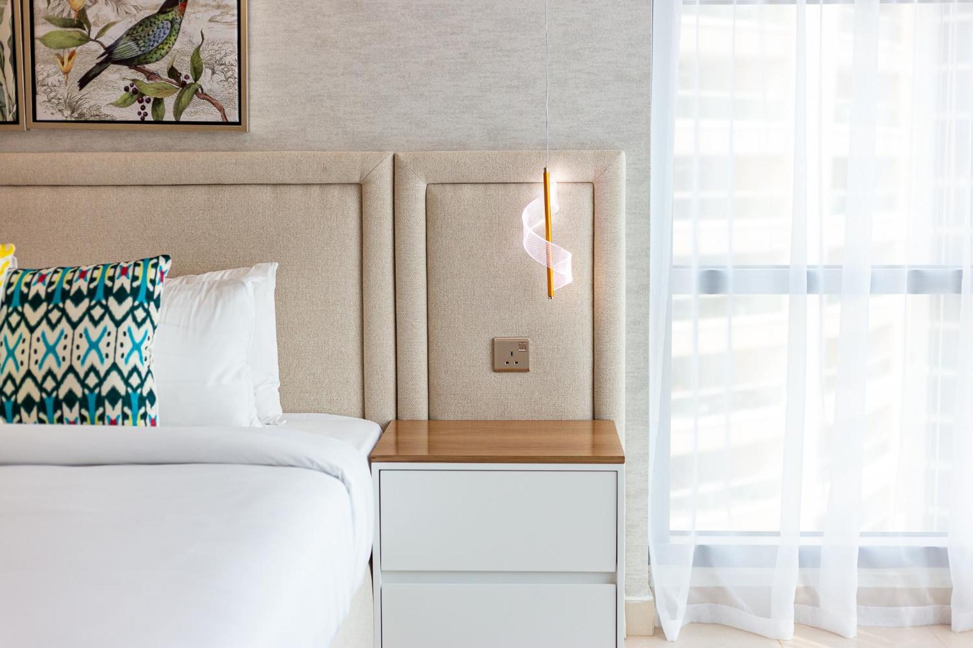 Charming Brand New 2Br Close To The Beach 迪拜 外观 照片